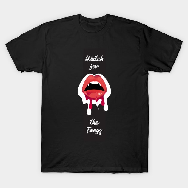 Bloody Fangs! T-Shirt by TwoSweet